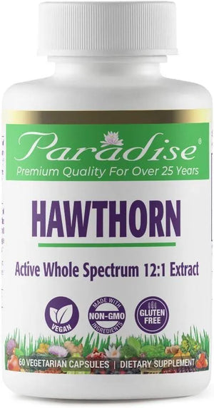 PARADISE HERBS - Paradise Herbs Hawthorn Berry Supplement 60 Capsulas - The Red Vitamin MX - Suplementos Alimenticios - {{ shop.shopifyCountryName }}