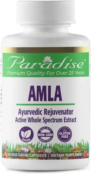 PARADISE HERBS - Paradise Herbs Organic Amla Extract with Vitamin C 60 Capsulas - The Red Vitamin MX - Suplementos Alimenticios - {{ shop.shopifyCountryName }}