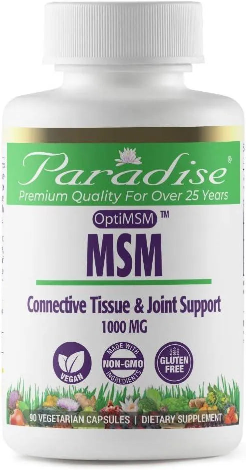 PARADISE HERBS - Paradise MSM 90 Capsulas - The Red Vitamin MX - Suplementos Alimenticios - {{ shop.shopifyCountryName }}