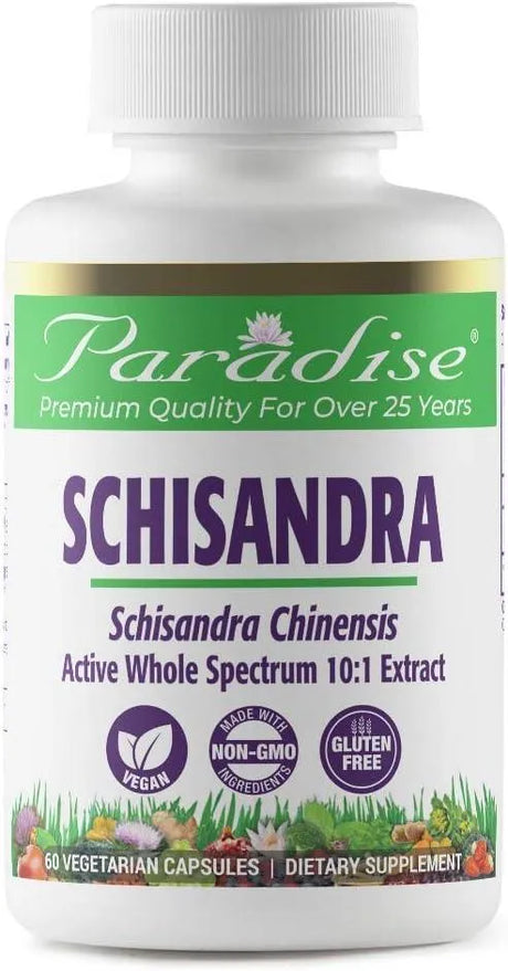 PARADISE HERBS - Paradise Schisandra 60 Capsulas - The Red Vitamin MX - Suplementos Alimenticios - {{ shop.shopifyCountryName }}