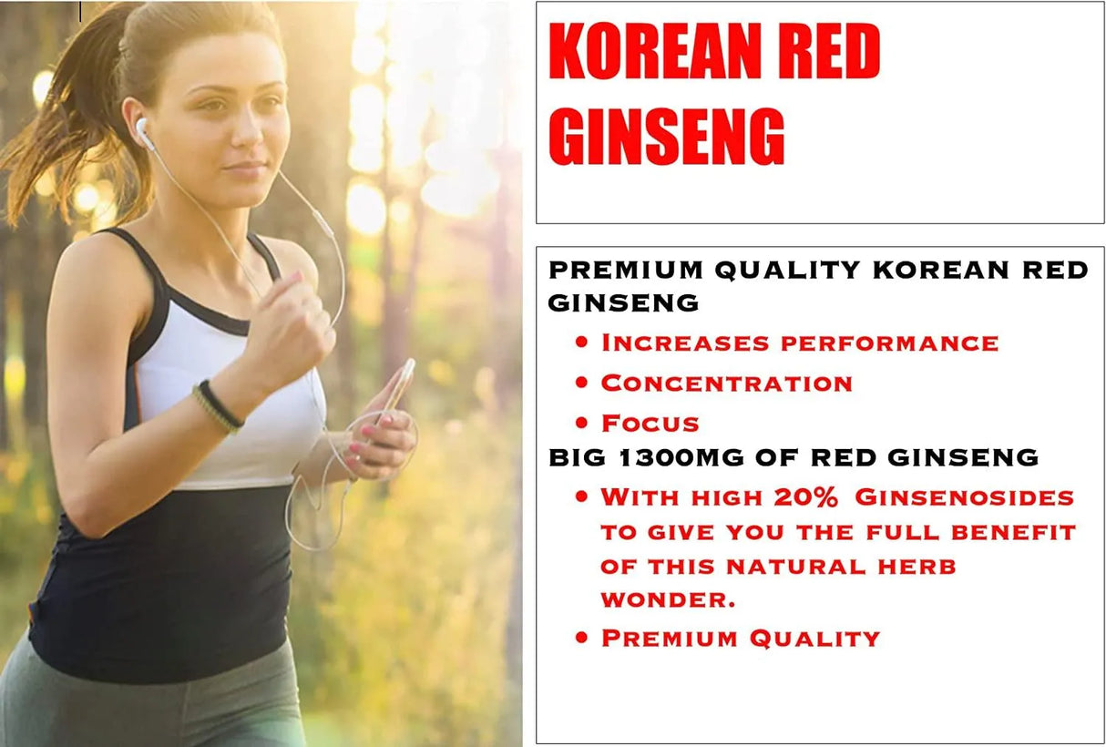 PARKER NATURALS - Parker Naturals Korean Red Panax Ginseng Extract 1300Mg. 120 Capsulas - The Red Vitamin MX - Suplementos Alimenticios - {{ shop.shopifyCountryName }}