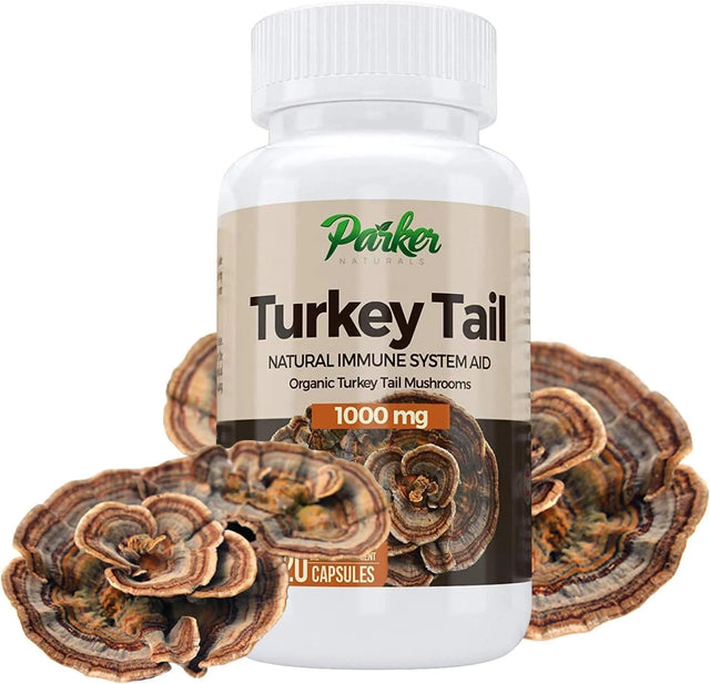 PARKER NATURALS - Parker Naturals Premium Organic Turkey Tail Mushroom 120 Capsulas - The Red Vitamin MX - Suplementos Alimenticios - {{ shop.shopifyCountryName }}