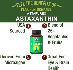 PEAK PERFORMANCE - Peak Performance Astaxanthin 12Mg. 30 Capsulas - The Red Vitamin MX - Suplementos Alimenticios - {{ shop.shopifyCountryName }}