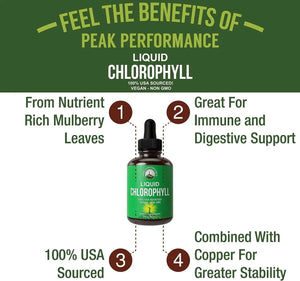 PEAK PERFORMANCE - Peak Performance Chlorophyll Liquid Drops 60Ml. - The Red Vitamin MX - Suplementos Alimenticios - {{ shop.shopifyCountryName }}