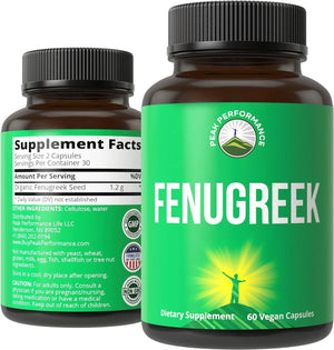 PEAK PERFORMANCE - Peak Performance Fenugreek 60 Capsulas - The Red Vitamin MX - Suplementos Alimenticios - {{ shop.shopifyCountryName }}