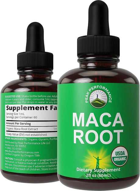 PEAK PERFORMANCE - Peak Performance Maca Root Liquid Drops 60Ml. - The Red Vitamin MX - Suplementos Alimenticios - {{ shop.shopifyCountryName }}