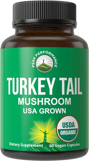 PEAK PERFORMANCE - Peak Performance Organic Turkey Tail 60 Capsulas - The Red Vitamin MX - Suplementos Alimenticios - {{ shop.shopifyCountryName }}