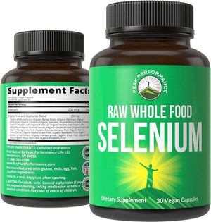 PEAK PERFORMANCE - Peak Performance Raw Whole Food Selenium 30 Capsulas - The Red Vitamin MX - Suplementos Alimenticios - {{ shop.shopifyCountryName }}