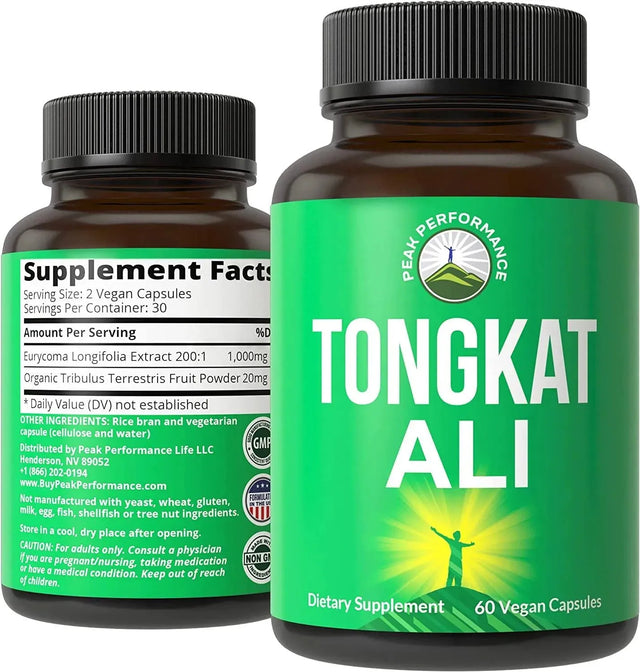 PEAK PERFORMANCE - Peak Performance Tongkat Ali 60 Capsulas - The Red Vitamin MX - Suplementos Alimenticios - {{ shop.shopifyCountryName }}