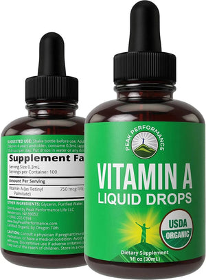 PEAK PERFORMANCE - Peak Performance Vitamin A Liquid Drops 30Ml. - The Red Vitamin MX - Suplementos Alimenticios - {{ shop.shopifyCountryName }}