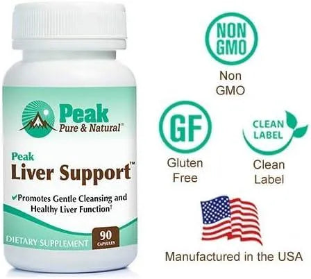 PEAK PURE & NATURAL - Peak Pure & Natural Peak Liver Support 90 Capsulas - The Red Vitamin MX - Suplementos Alimenticios - {{ shop.shopifyCountryName }}