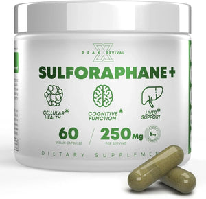 PEAK REVIVAL X - Peak Revival-X Sulforaphane 250Mg. 60 Capsulas - The Red Vitamin MX - Suplementos Alimenticios - {{ shop.shopifyCountryName }}