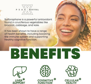PEAK REVIVAL X - Peak Revival-X Sulforaphane 250Mg. 60 Capsulas - The Red Vitamin MX - Suplementos Alimenticios - {{ shop.shopifyCountryName }}