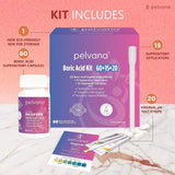 PELVANA - Pelvana Boric Acid Suppositories 60 + 15 Applicators + 20 pH Test Strips = 95 Piece Kit 95 Piezas - The Red Vitamin MX - Supositorios De Ácido Bórico - {{ shop.shopifyCountryName }}