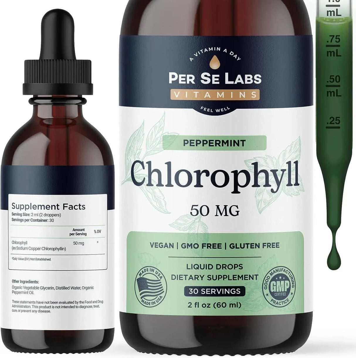 PER SE LABS - Per Se Labs Liquid Chlorophyll 30 Servicios 60Ml. - The Red Vitamin MX - Suplementos Alimenticios - {{ shop.shopifyCountryName }}