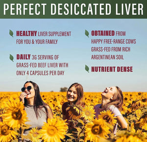 PERFECT SUPPLEMENTS - Perfect Supplements Perfect Desiccated Liver 120 Capsulas - The Red Vitamin MX - Suplementos Alimenticios - {{ shop.shopifyCountryName }}