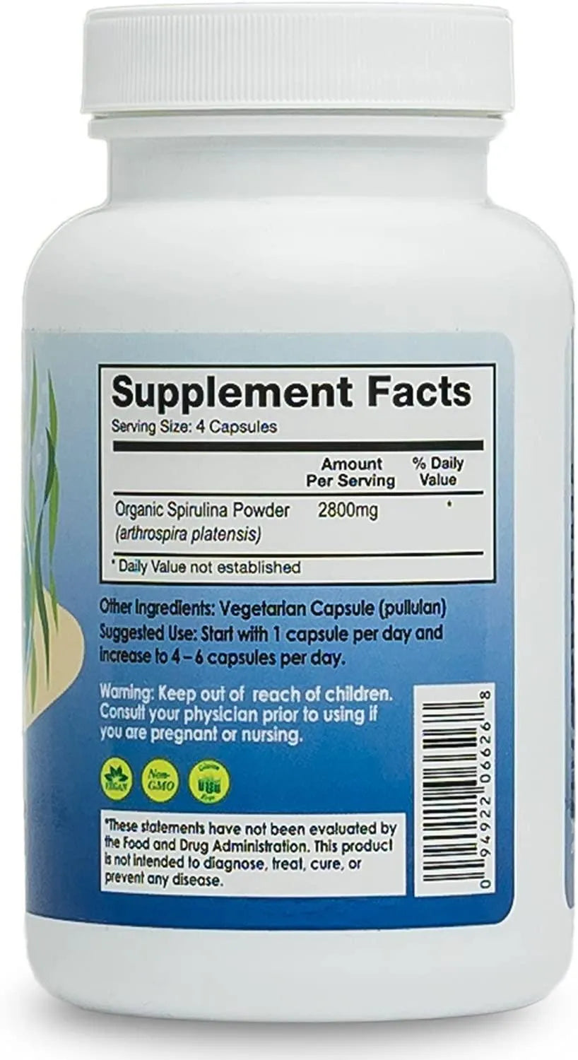 PERFECT SUPPLEMENTS - Perfect Supplements Spirulina 120 Capsulas - The Red Vitamin MX - Suplementos Alimenticios - {{ shop.shopifyCountryName }}