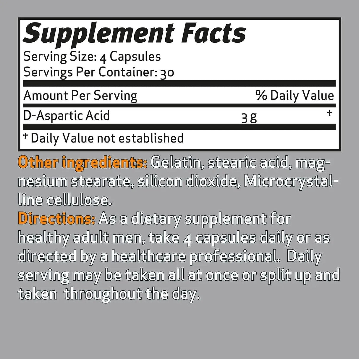 PERFORMANCE EDGE - Performance Edge DAA D-Aspartic Acid 3000Mg. 120 Capsulas - The Red Vitamin MX - Suplementos Alimenticios - {{ shop.shopifyCountryName }}