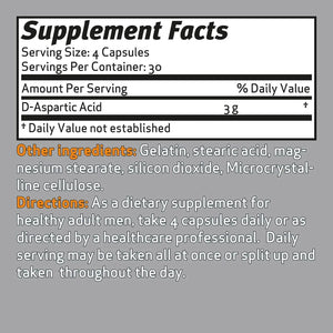 PERFORMANCE EDGE - Performance Edge DAA D-Aspartic Acid 3000Mg. 120 Capsulas - The Red Vitamin MX - Suplementos Alimenticios - {{ shop.shopifyCountryName }}
