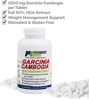 PERFORMANCE INSPIRED - Performance Inspired Garcinia Cambogia 1500Mg. 120 Capsulas - The Red Vitamin MX - Suplementos Alimenticios - {{ shop.shopifyCountryName }}