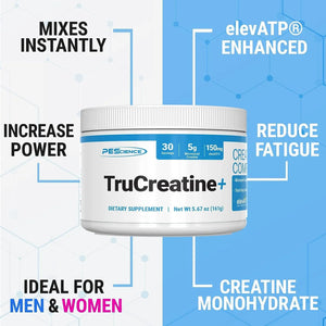 PESCIENCE - PEScience TruCreatine+ Pure Creatine Monohydrate Powder 30 Servicios 161Gr. - The Red Vitamin MX - Suplementos Alimenticios - {{ shop.shopifyCountryName }}