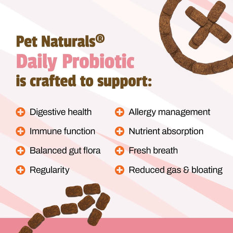 PET NATURALS - Pet Naturals Daily Probiotic for Dogs 160 Masticables - The Red Vitamin MX - Probióticos Para Perros - {{ shop.shopifyCountryName }}