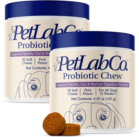 PETLAB CO. - PetLab Co. Probiotics for Dogs Pork 2 Pack 30 Masticables - The Red Vitamin MX - Probióticos Para Perros - {{ shop.shopifyCountryName }}