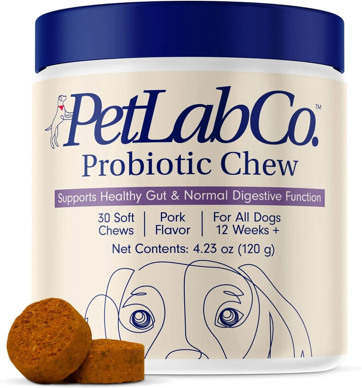 PETLAB CO. - PetLab Co. Probiotics for Dogs Pork Flavor 30 Masticables - The Red Vitamin MX - Probióticos Para Perros - {{ shop.shopifyCountryName }}