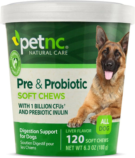 PETNC - PetNC Natural Care Liver Flavor,Cheese Pre & Probiotic 120 Masticables - The Red Vitamin MX - Probióticos Para Perros - {{ shop.shopifyCountryName }}