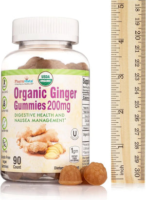 PHARMVISTA - Pharmvista Organic Ginger Gummies 200Mg. 90 Gomitas - The Red Vitamin MX - Suplementos Alimenticios - {{ shop.shopifyCountryName }}