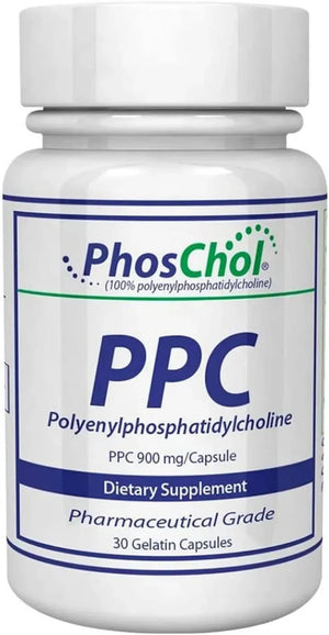 PHOSCOL - PhosChol PPC Polyenyl PhosphatidylCholine 900Mg. 30 Capsulas - The Red Vitamin MX - Suplementos Alimenticios - {{ shop.shopifyCountryName }}