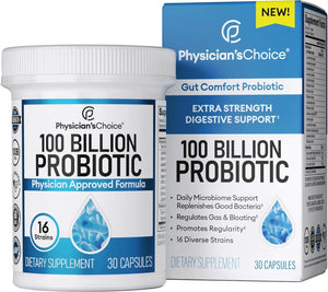 PHYSICIAN'S CHOICE - Physician's CHOICE 100 Billion Advanced Probiotic 30 Capsulas - The Red Vitamin MX - Suplementos Alimenticios - {{ shop.shopifyCountryName }}