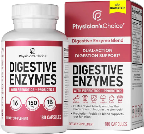 PHYSICIAN'S CHOICE - Physician's CHOICE Digestive Enzymes - The Red Vitamin MX - Suplementos Alimenticios - {{ shop.shopifyCountryName }}