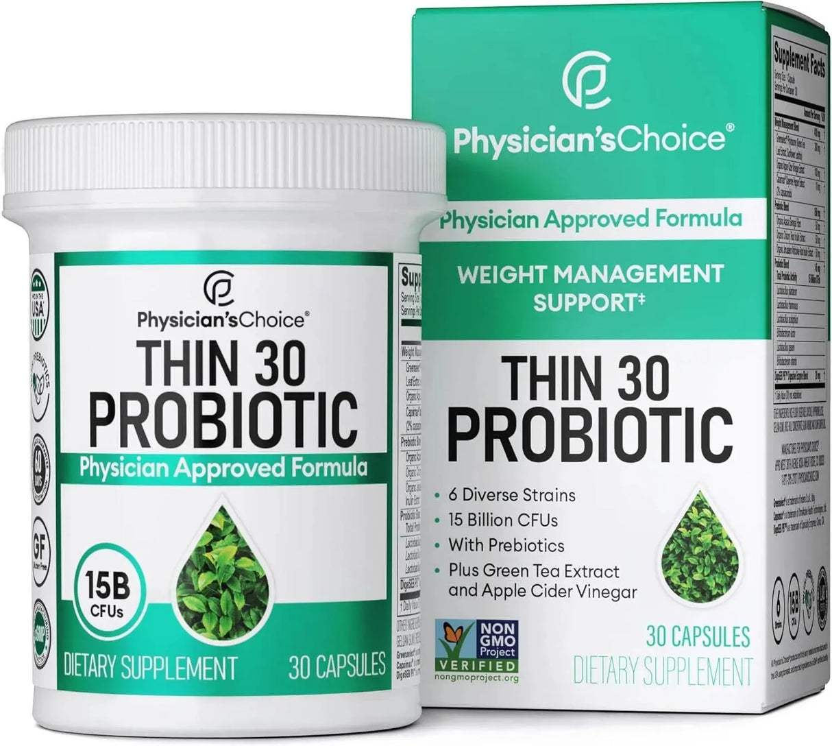 PHYSICIAN'S CHOICE - Physician's CHOICE Probiotics for Weight Management 30 Capsulas - The Red Vitamin MX - Suplementos Alimenticios - {{ shop.shopifyCountryName }}