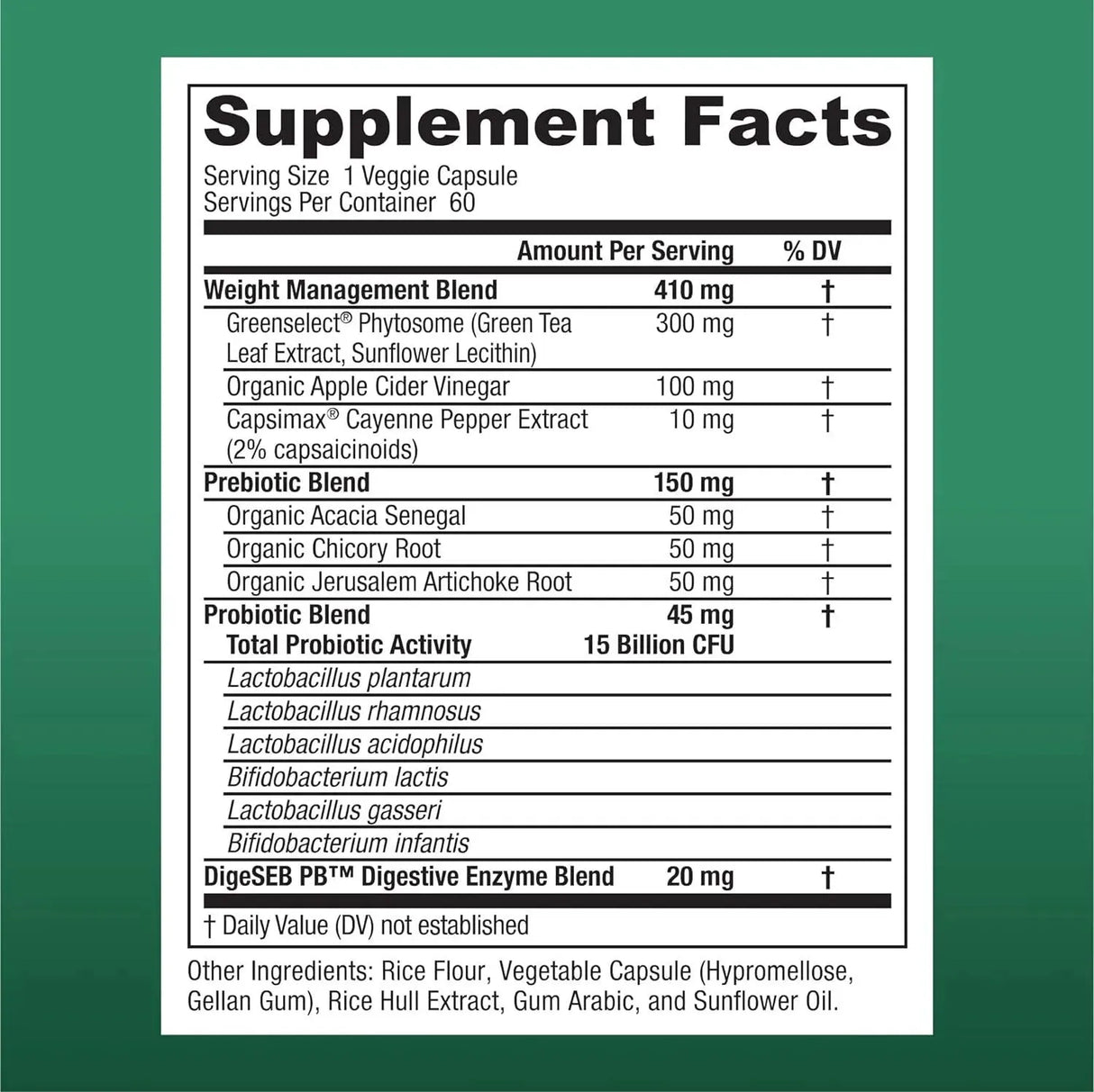 PHYSICIAN'S CHOICE - Physician's CHOICE Probiotics for Weight Management 60 Capsulas - The Red Vitamin MX - Suplementos Alimenticios - {{ shop.shopifyCountryName }}