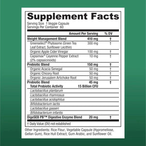 PHYSICIAN'S CHOICE - Physician's CHOICE Probiotics for Weight Management 60 Capsulas - The Red Vitamin MX - Suplementos Alimenticios - {{ shop.shopifyCountryName }}