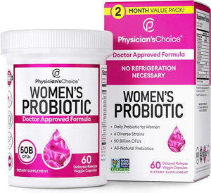 PHYSICIAN'S CHOICE - Physician's Choice Probiotics for Women 60 Capsulas - The Red Vitamin MX - Suplementos Alimenticios - {{ shop.shopifyCountryName }}