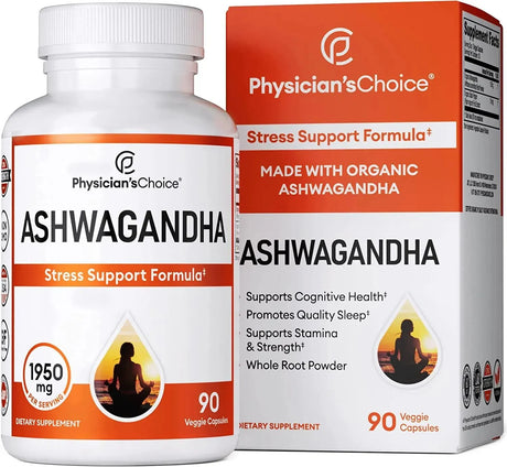 PHYSICIAN'S CHOICE - Physician´s Choice Ashwagandha 1950Mg. Organic Ashwagandha 90 Capsulas - The Red Vitamin MX - Suplementos Alimenticios - {{ shop.shopifyCountryName }}