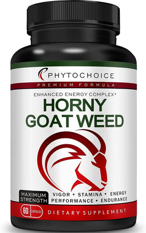 PHYTOCHOICE - PHYTOCHOICE Horny Goat Weed Extract Herbal Complex 60 Capsulas - The Red Vitamin MX - Suplementos Alimenticios - {{ shop.shopifyCountryName }}