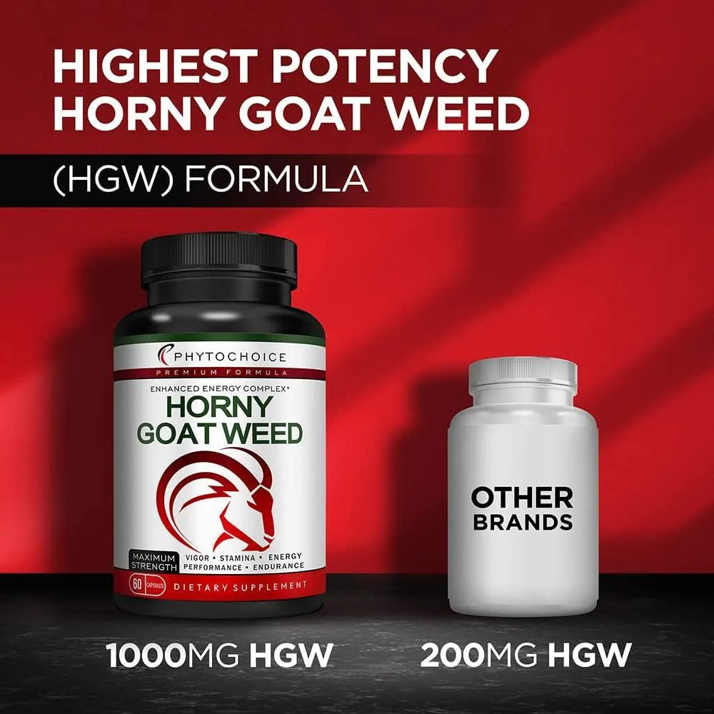 PHYTOCHOICE - PHYTOCHOICE Horny Goat Weed Extract Herbal Complex 60 Capsulas - The Red Vitamin MX - Suplementos Alimenticios - {{ shop.shopifyCountryName }}