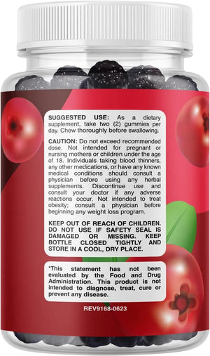 PHYTORAL - Phytoral Extra Strength Cranberry Gummies for Women 1000Mg. 60 Gomitas - The Red Vitamin MX - Suplementos Alimenticios - {{ shop.shopifyCountryName }}