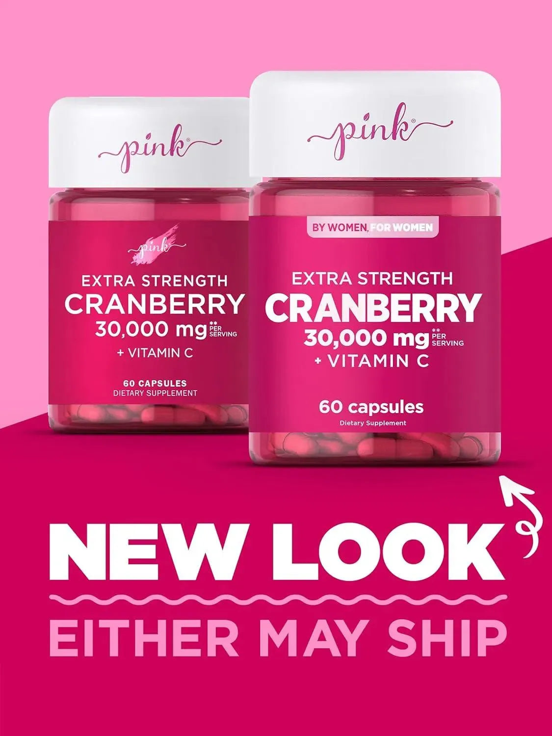 PINK - PINK Cranberry Pills for Women 60 Capsulas - The Red Vitamin MX - Suplementos Alimenticios - {{ shop.shopifyCountryName }}