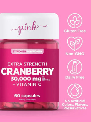 PINK - PINK Cranberry Pills for Women 60 Capsulas - The Red Vitamin MX - Suplementos Alimenticios - {{ shop.shopifyCountryName }}