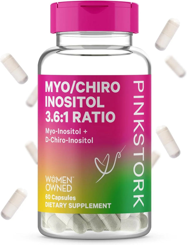 PINK STORK - Pink Stork Myo-Inositol & D-Chiro Inositol: 3.6:1 60 Capsulas - The Red Vitamin MX - Suplementos Alimenticios - {{ shop.shopifyCountryName }}