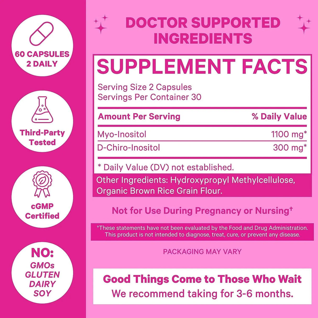 PINK STORK - Pink Stork Myo-Inositol & D-Chiro Inositol: 3.6:1 60 Capsulas - The Red Vitamin MX - Suplementos Alimenticios - {{ shop.shopifyCountryName }}