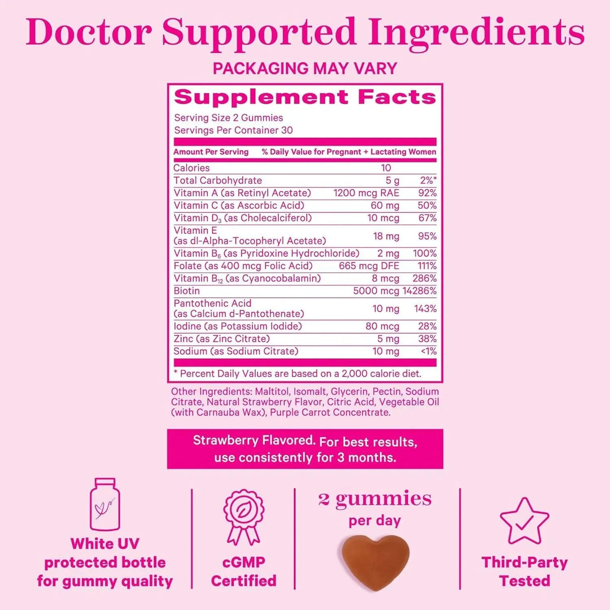 PINK STORK - Pink Stork Postpartum Hair Loss Gummies 60 Gomitas - The Red Vitamin MX - Suplementos Alimenticios - {{ shop.shopifyCountryName }}