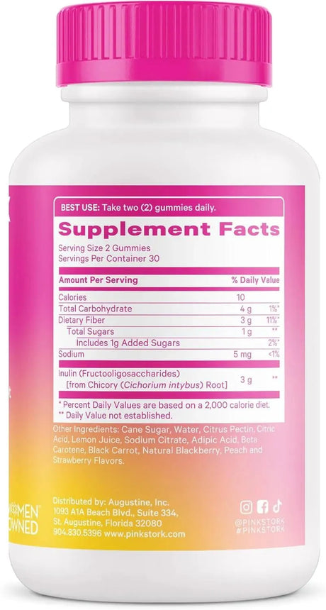 PINK STORK - Pink Stork Prenatal Fiber Gummies for Women 60 Gomitas - The Red Vitamin MX - Suplementos Alimenticios - {{ shop.shopifyCountryName }}