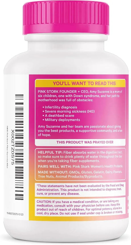 PINK STORK - Pink Stork Prenatal Fiber Gummies for Women 60 Gomitas - The Red Vitamin MX - Suplementos Alimenticios - {{ shop.shopifyCountryName }}