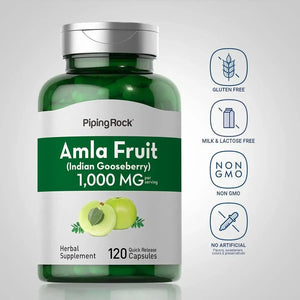 PIPING ROCK - Piping Rock Amla Fruit 1000Mg. 120 Capsulas - The Red Vitamin MX - Suplementos Alimenticios - {{ shop.shopifyCountryName }}