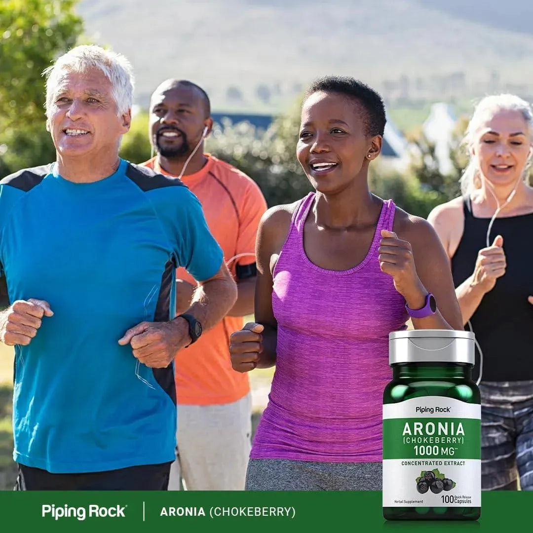 PIPING ROCK - Piping Rock Aronia Berry 1000Mg. 100 Capsulas - The Red Vitamin MX - Suplementos Alimenticios - {{ shop.shopifyCountryName }}